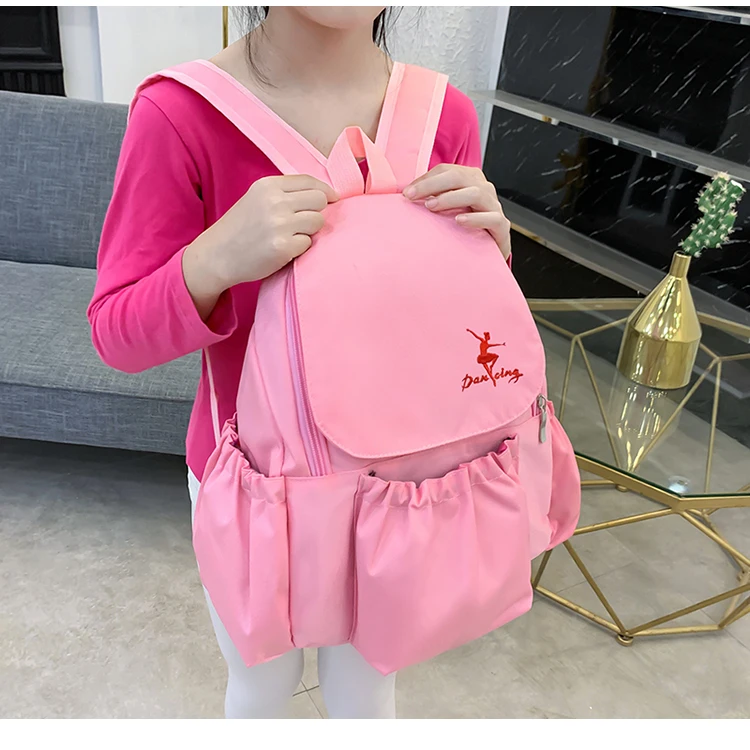 Ballet Dance Bag for Student Children Girls Cute Gymnastic Dancing Props Kids Latin Jazz Dance Costumes Backpack Girl School Bag