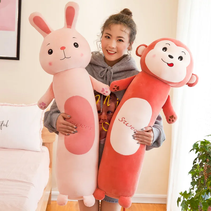 2020 New Soft Long Sleeping Cylindrical Pillow Doll Creative Lazy Plush Toy Children Pillow Doll Doll Toy For Children