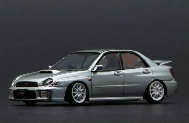 New 1/64 Scale  2001 Impreza WRX STi Right Hand Drive by BM Creations JUNIOR  Miniature Car Diecast toys For Collection