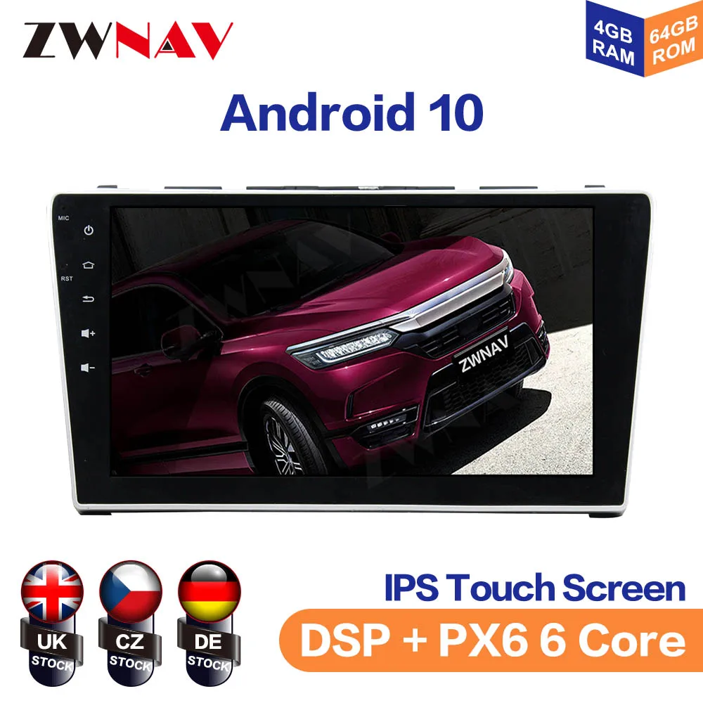 Android 10 IPS Screen For HONDA CRV 2009 Car Multimedia Player Navigation Audio Radio Stereo Head Unit Gps 1 din