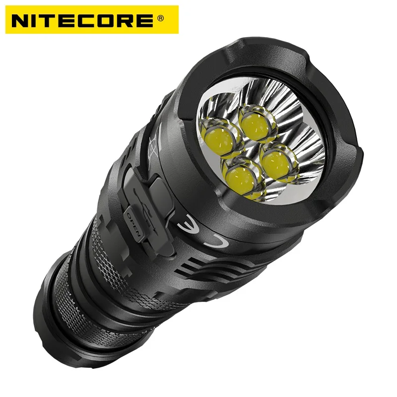 Nitecore P10iX 4000 Lumens Rechargeable Strong Light Tactical Waterproof Flashlight for Gear, Law Enforcement, Military