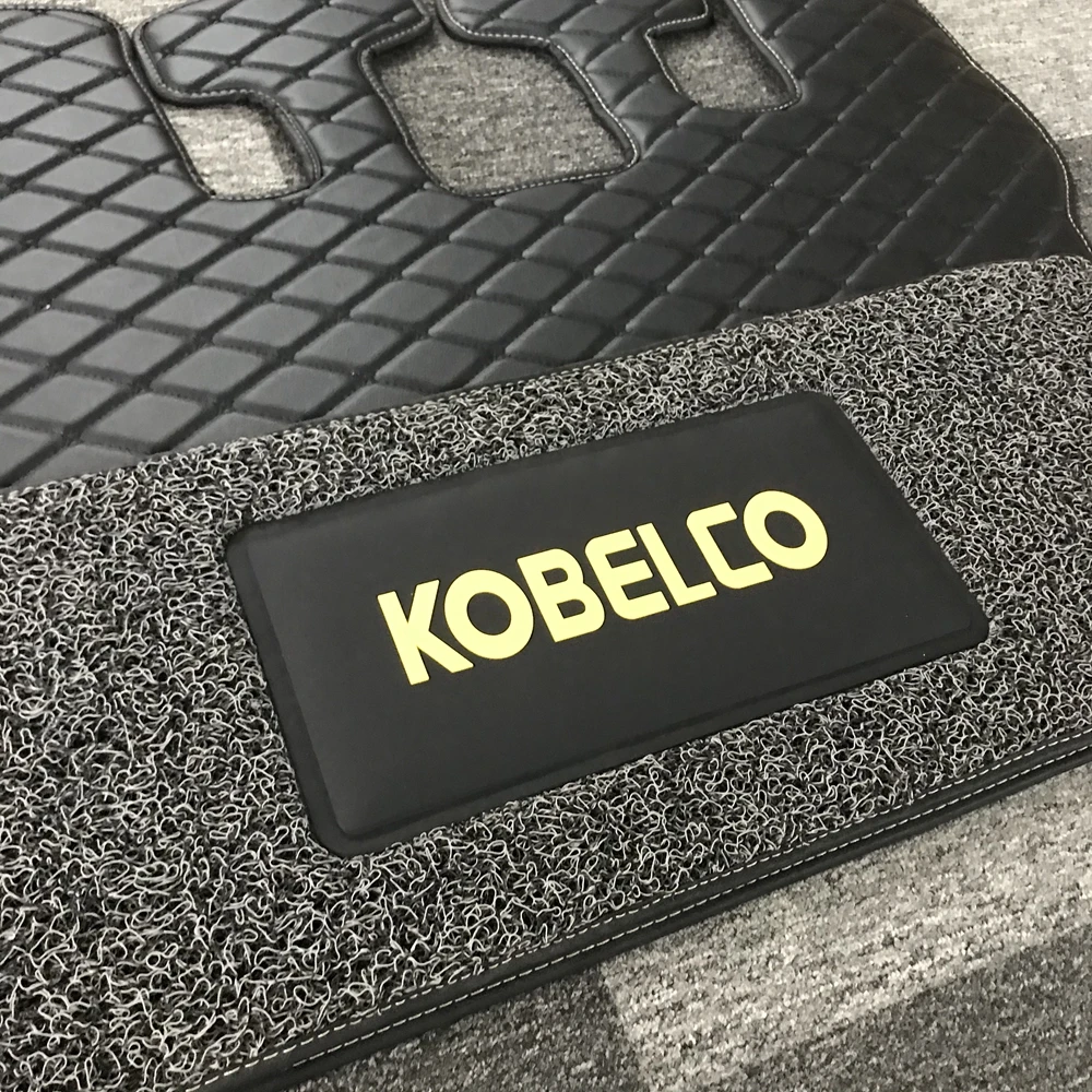 تنطبق على KOBELCO حفارة ل SK75-8/SK200-8/SK200 سوبر 8 SK350-8 حفارة الغراء الكابينة الحصير ، السجاد ل KOBELCO