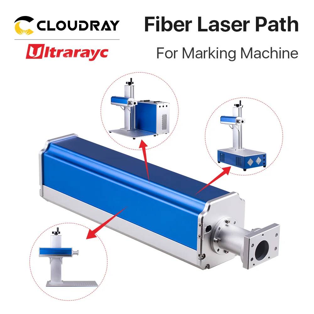 Ultrarayc Fibra Laser Path, Máquina De Marcação De Fibra Azul E Vermelha, Parte Do Sistema Óptico