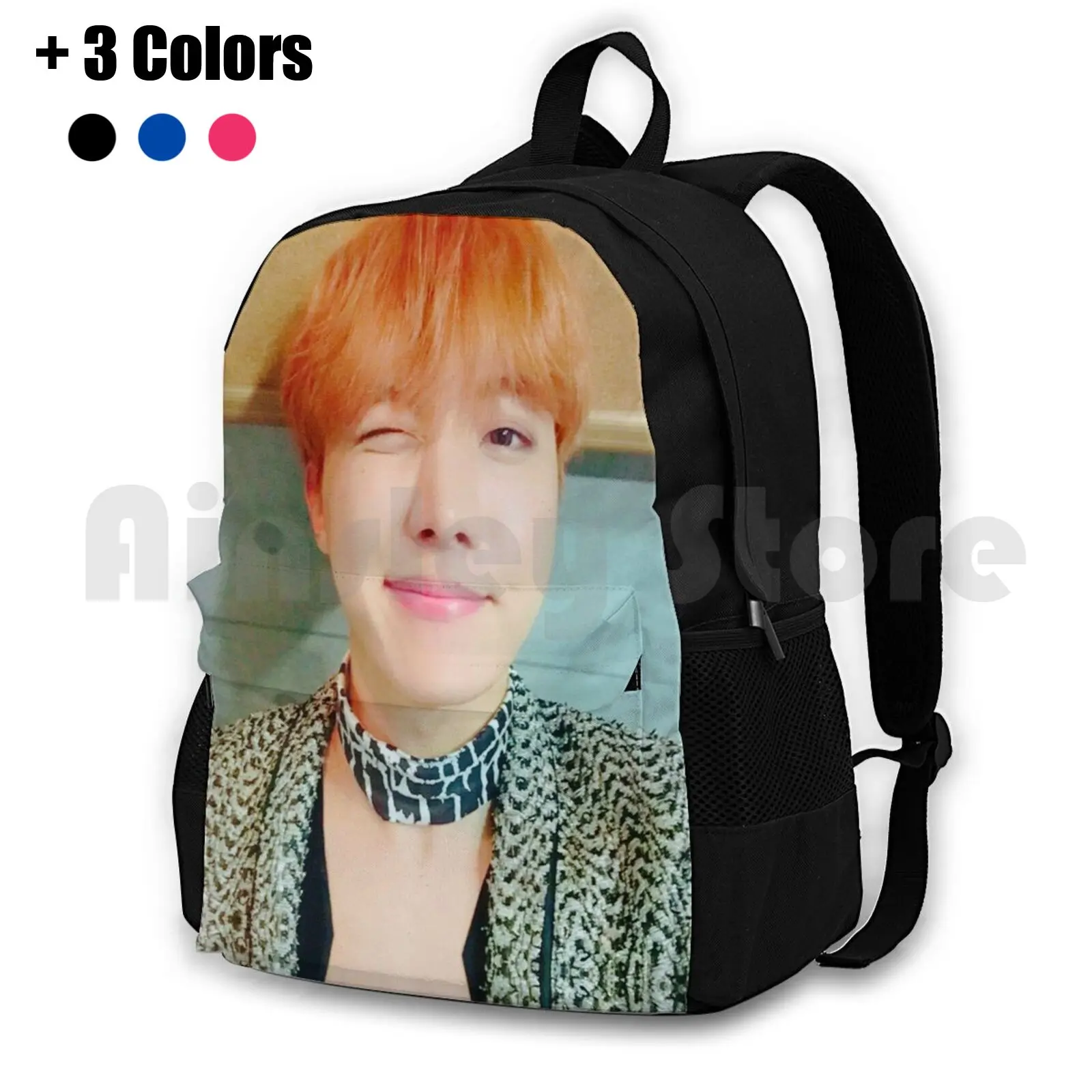 Jhope V4 Outdoor Hiking Backpack Riding Climbing Sports Bag Boys Kpop Music Wing Group Band Jhope J Hope J Hope