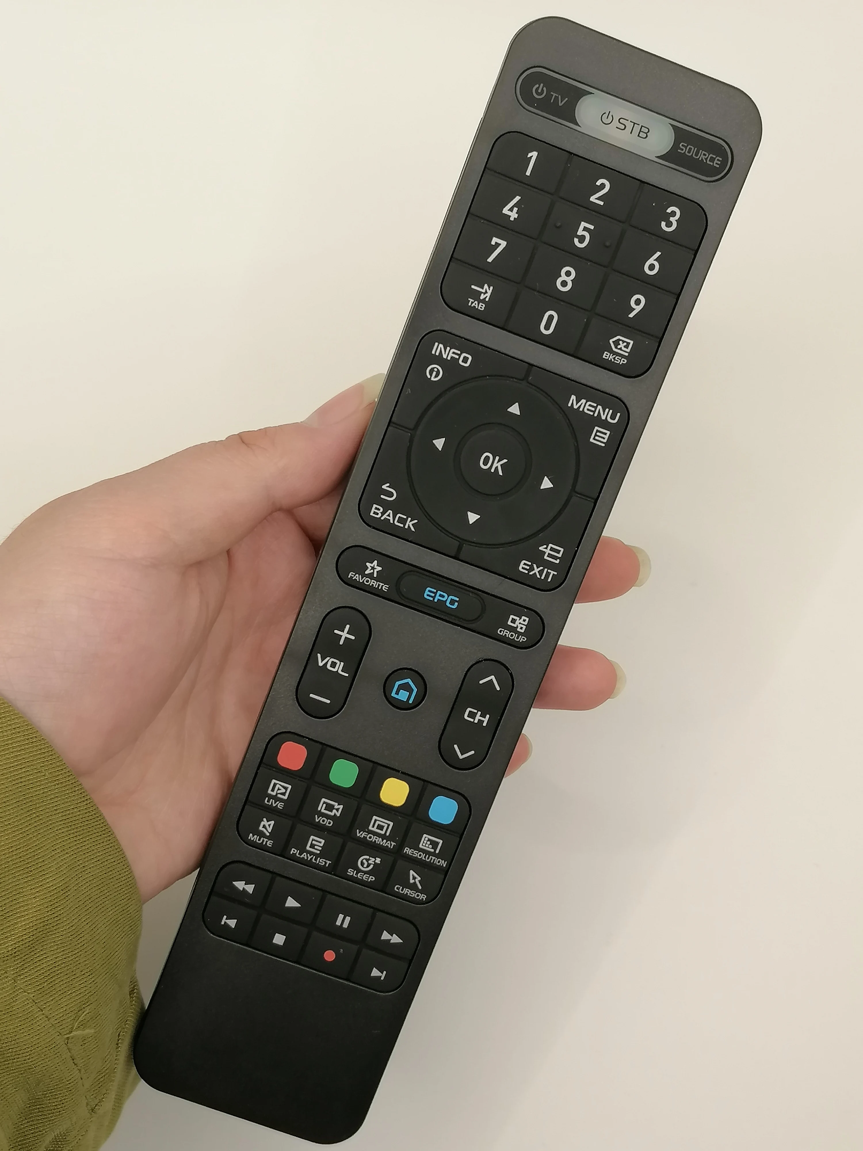 HOSTRONG Factory Supply New Arrival Original Lio pro 5 IPTV Box Remote Control in Stock with OEM Custom Wholesale