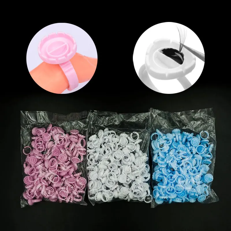 Cílios postiços florescendo, suporte de copos de plantio, enxertia rápida flor do sol flor extensão dos cílios, ferramenta de maquiagem anel de cola