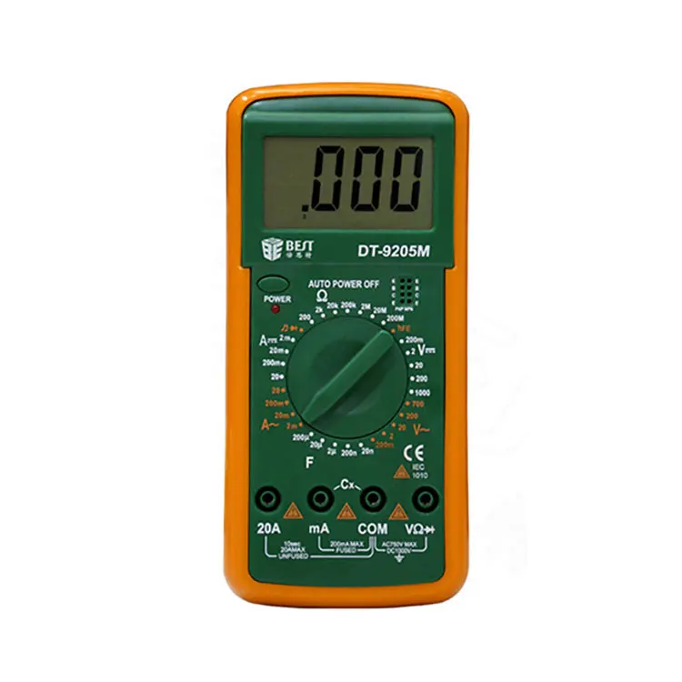 Mobile Computer Household Electrician Digital Multimeter Test Digital Display Current And Voltmeter 9205m