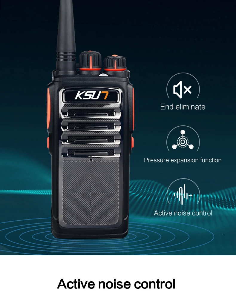 KSUN X-33TFSI Walkie Talkie Intelligent Noise reduction 10 KM Long Range 8W Powerful Two Way CB Radio Professinal Woki Toki