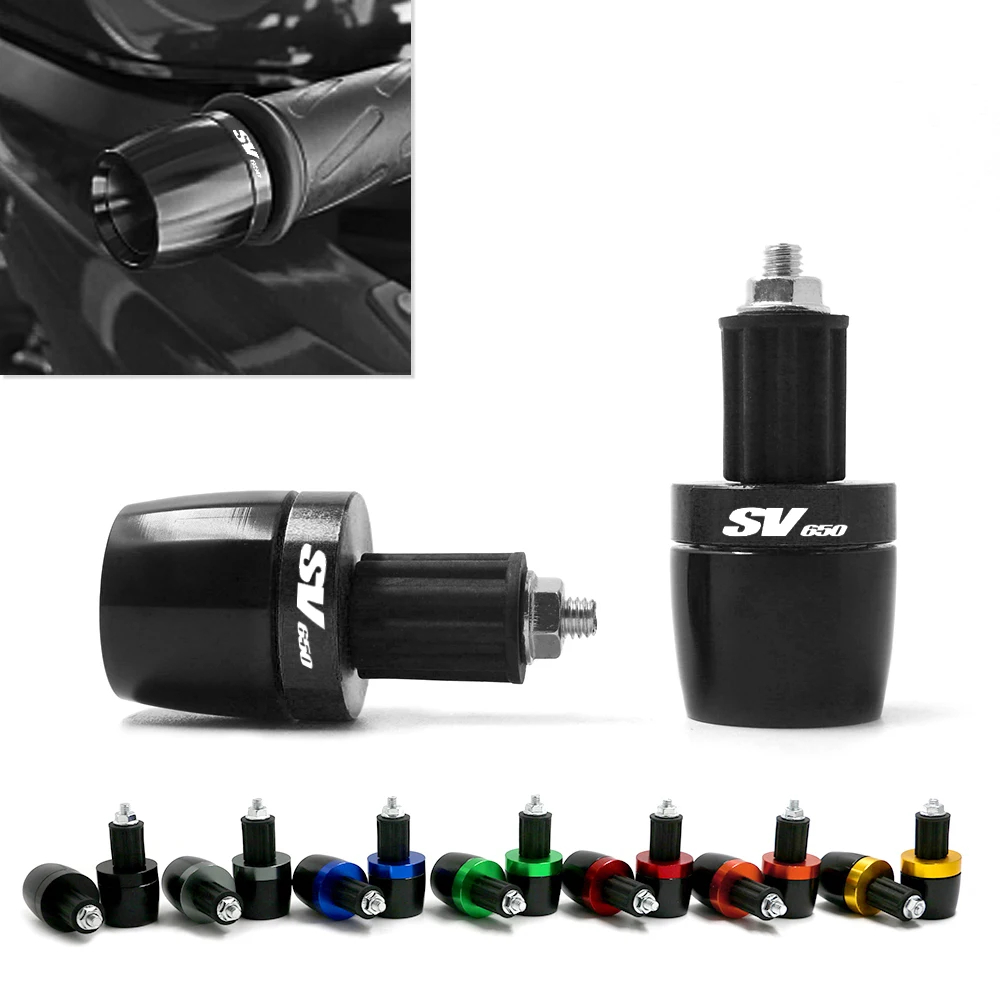 

Universal Motorcycle 7/8" Handlebar Grip Ends Handle Bar Grips Cap End Plug Slider For Suzuki SV650 SV 650 SV 650 S All Year