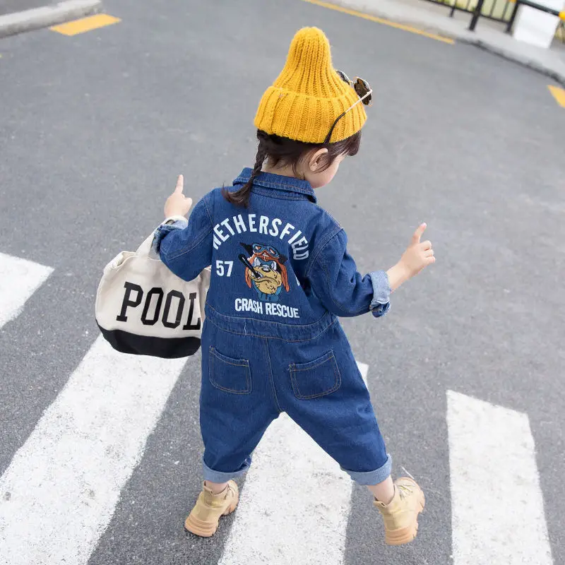 CNFSNJ Baby Rompers Newborn Girls One Piece Jumpsuits Navy Jean Infantil Bebes Sleeveless Playsuits Children Overalls Clothes