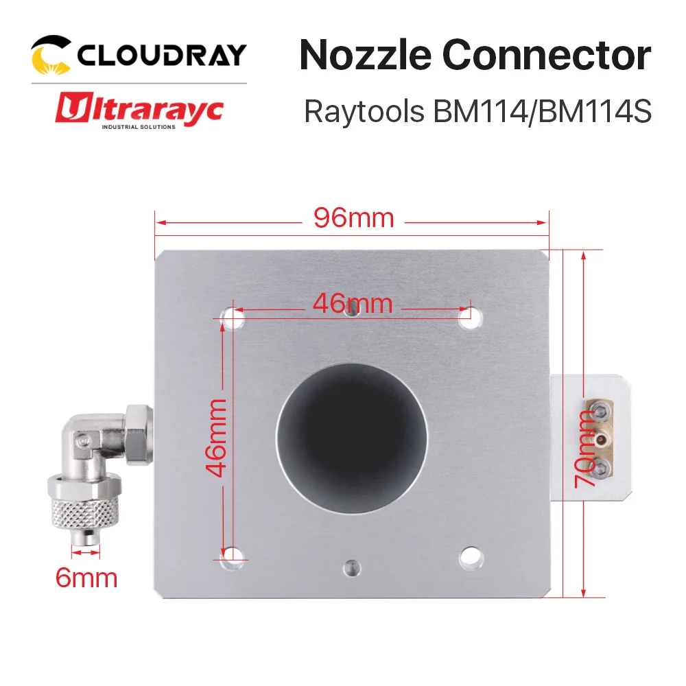 Imagem -04 - Ultrarayc Bm114s Original Cabeça do Laser de Corte Bocal Conector Tra Tisensor Tivit para a Cabeça de Corte do Metal da Fibra