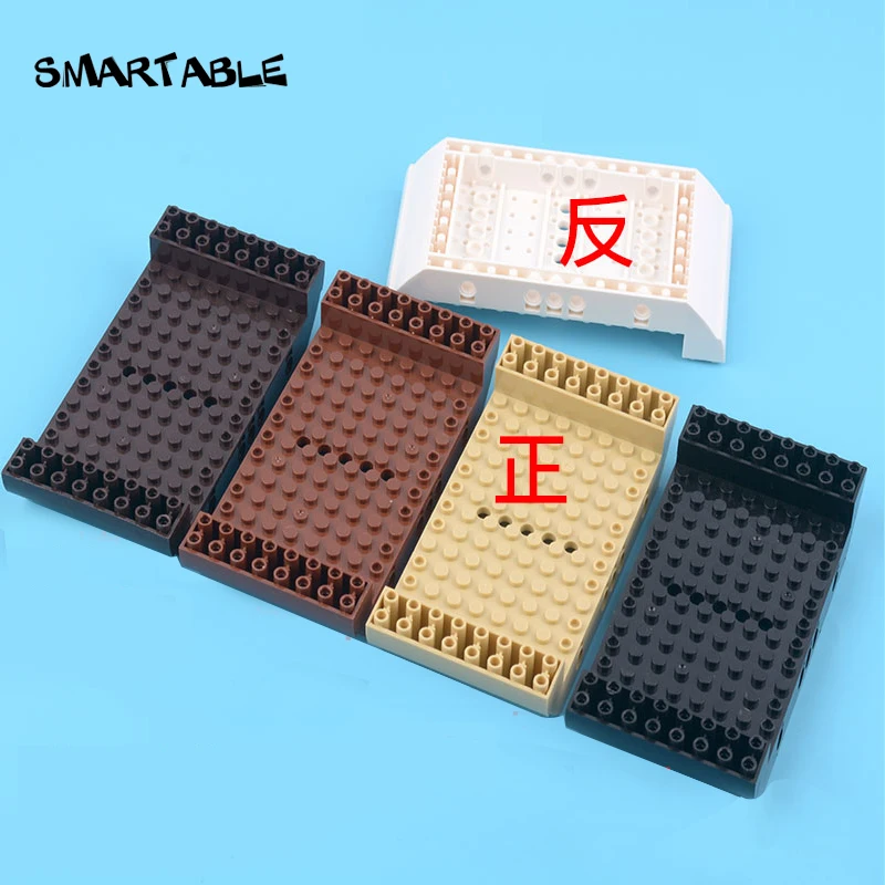 Smartable Ship Middle 16 x 8 x 2 1/3 MOC Parts Building Block DIY Toys For Kids Compatible Major Brands 95227 2pcs/Set