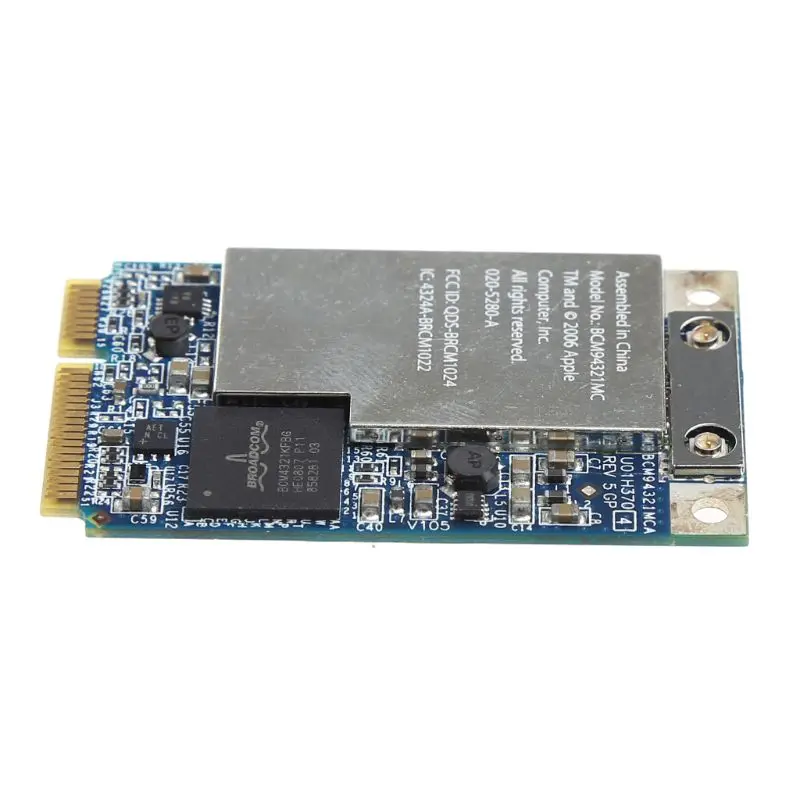 2.4G + 5G 270M Wifi Draadloze Mini Pci-E Kaart Voor Apple Macbook BCM94321MC 661-3874