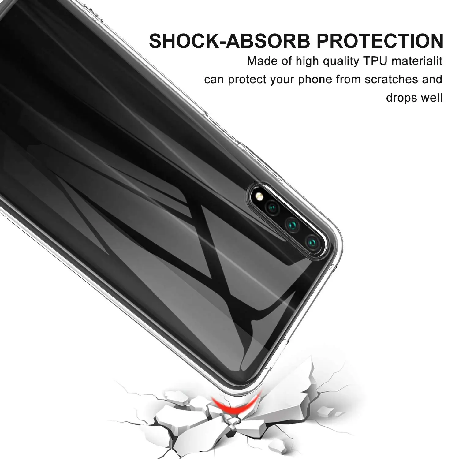 Transparent Mobile Phone Funda for Huawei Y9S P Samrt Pro 2019 Case Cover Ultrathin Soft TPU 360 Clear Shockproof PSmart Y9 S