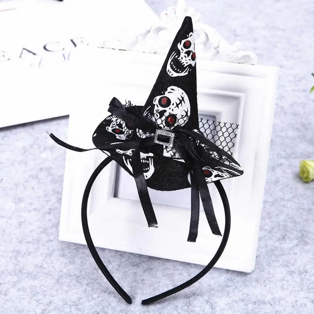 1pcs Halloween Girls Headband Witch Cosplay Headdress Pumpkin Hair Hoop Halloween Cosplay Party Headpiece