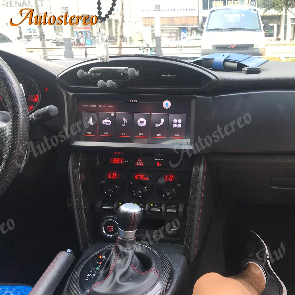 10.25 Android 13 Car GPS Navigation For TOYOTA 86  Tesla style Headunit Multimedia Player Radio Tape Recorder Auto Stereo PX6