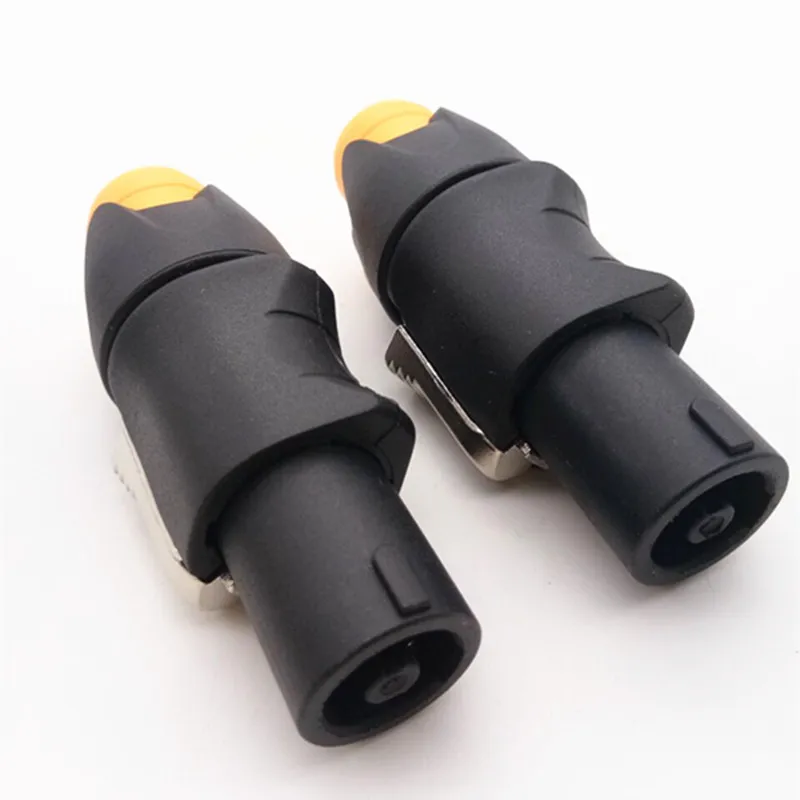 wholesale good quality NL4FC Speaker Audio 4Pin Male Speaker Connector Adapter 4Pole Socket Plug Audio Connector