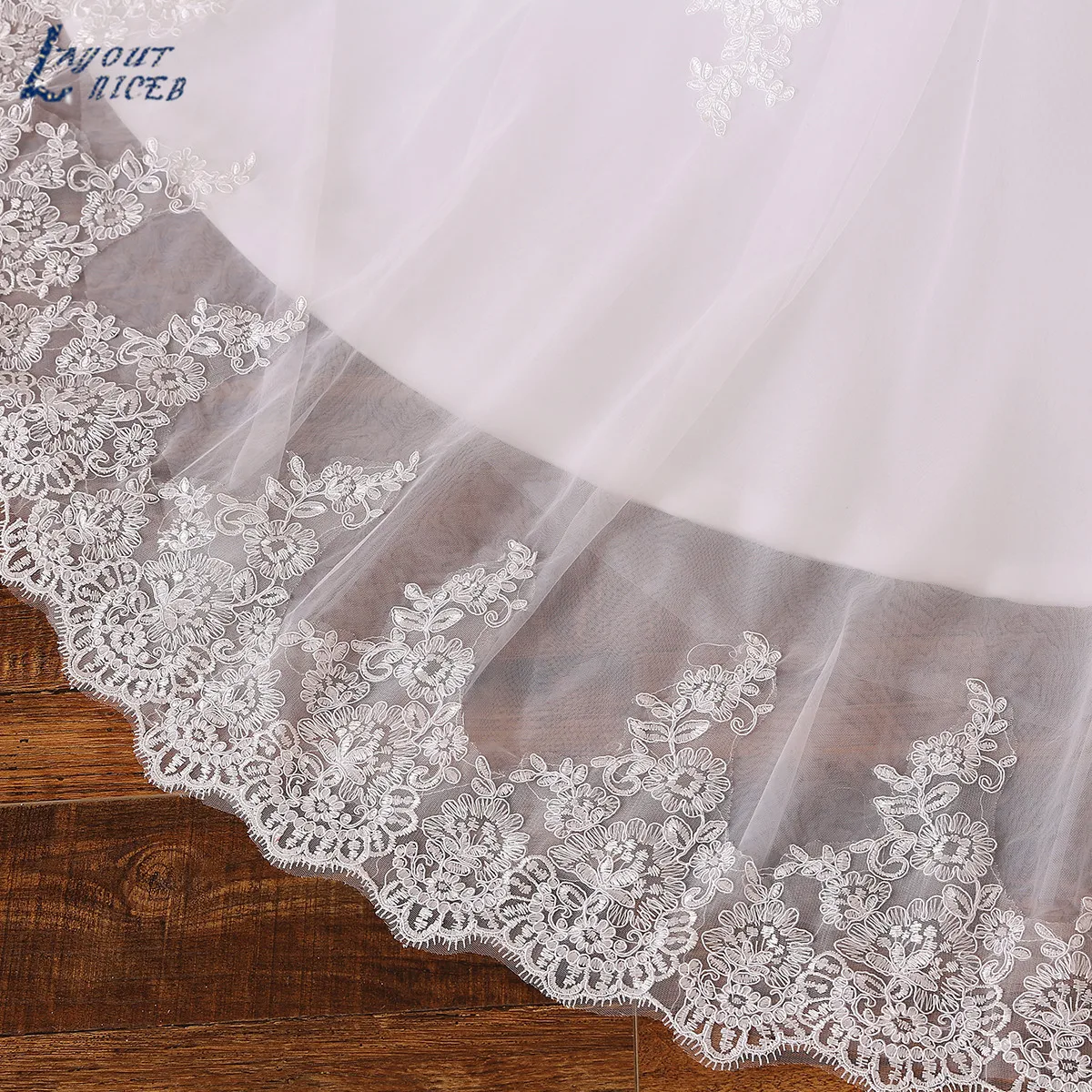 LAYOUT NICEB-Robe de Mariée Élégante en Dentelle à Manches sulf, Tenue de Bal Sexy en Tulle avec Appliques de Perles au Dos robe de mariée à manches