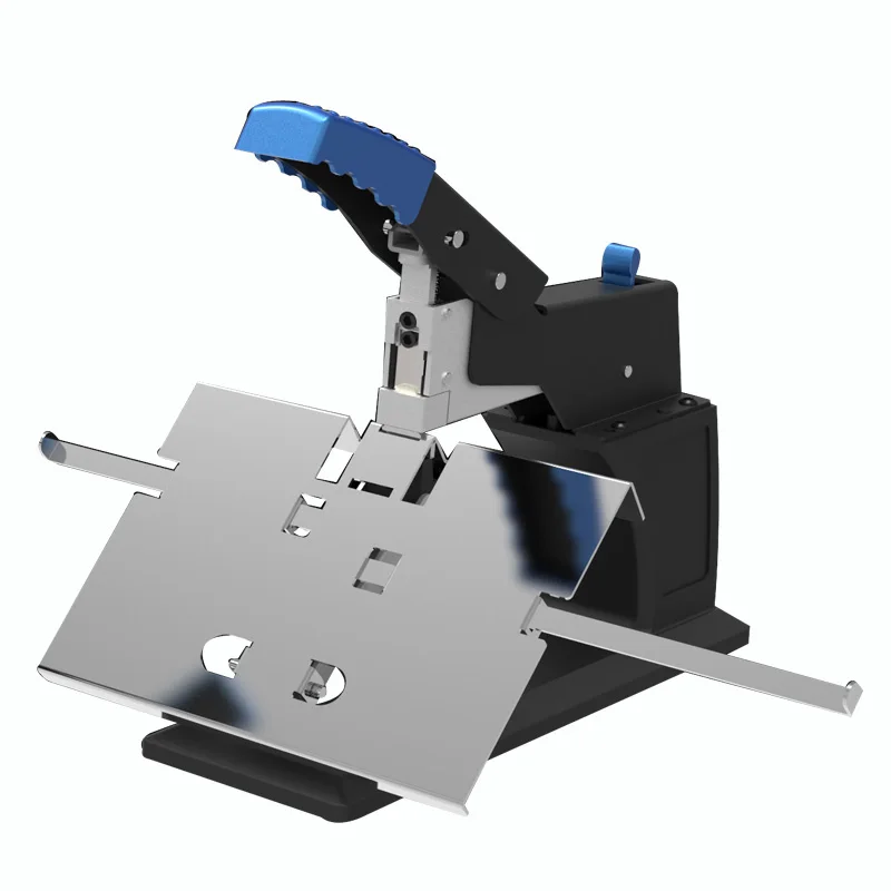 SH-03 Large Heavy Saddle Binding Machine Manual A3 Nail Book Stapler Rotatable Double Head Flat Ride Staple Tools