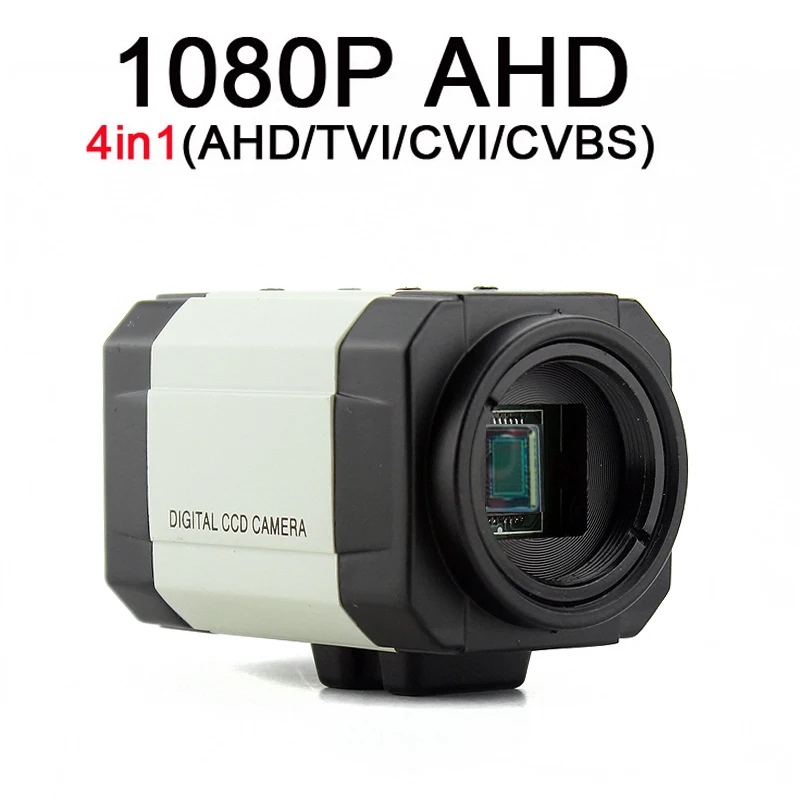 SMTKEY Standard AHD 1080P 4in1 (AHD/TVI/CVI/CVBS) Box mini camera with osd menu built in IMX323