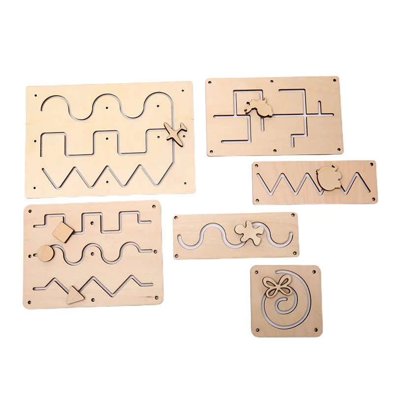 

Детская занятая доска «сделай сам» Аксессуары материал утка горка доска для раннего развития детей деревянные игрушки Скрапбукинг пазл товары