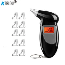 Kebidu Hintergrundbeleuchtung Digital Alkohol Tester Atem Tester Alkoholtester Analyzer LCD Detektor Hintergrundbeleuchtung Digitale Handheld Dropshipping