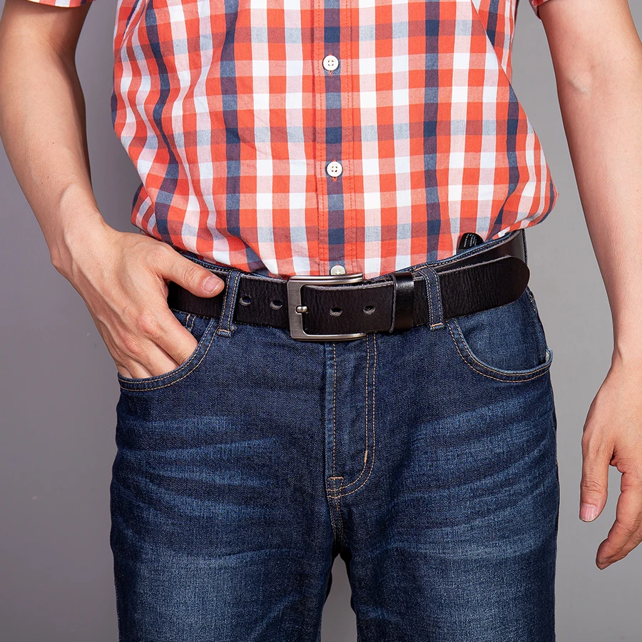 Cinturón de cuero de vaca para hombre, correa de hebilla de aleación para hombre, Correa ancha para hombre, Cummerbund de lujo