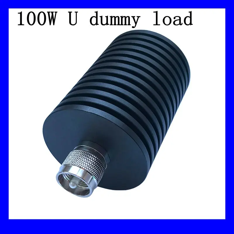 100W UHF PL259 Male Plug Connector RF Coaxial Termination Dummy Load 1GHz 50ohm Nickel Plated RF Accessories