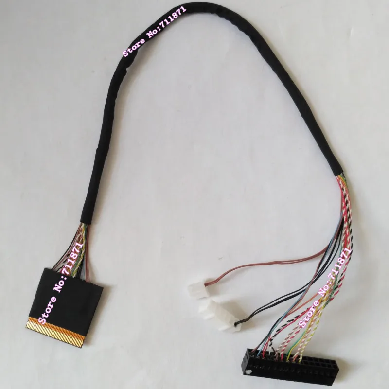Кабель для ЖК-экрана HJ101NA-01B, 0,5 шага, 40Pin FFC FPC LVDS, 40P FPC LVDS, 1 канал, 8 бит