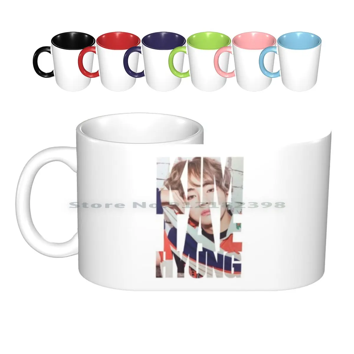 Kim Taehyung-V From ( Boys ) Ceramic Mugs Coffee Cups Milk Tea Mug Kim Taehyung Taetae Kim Taehyung Beyond The Scenes Beyond