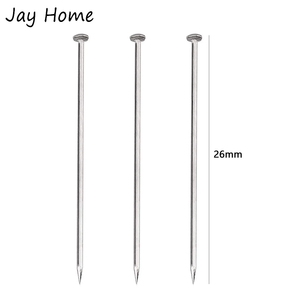 2000PCS Straight Pins Durable Stainless Steel Dressmaker Pins Flat Head Pins for Dressmaker Jewelry Decoration Sewing Projects