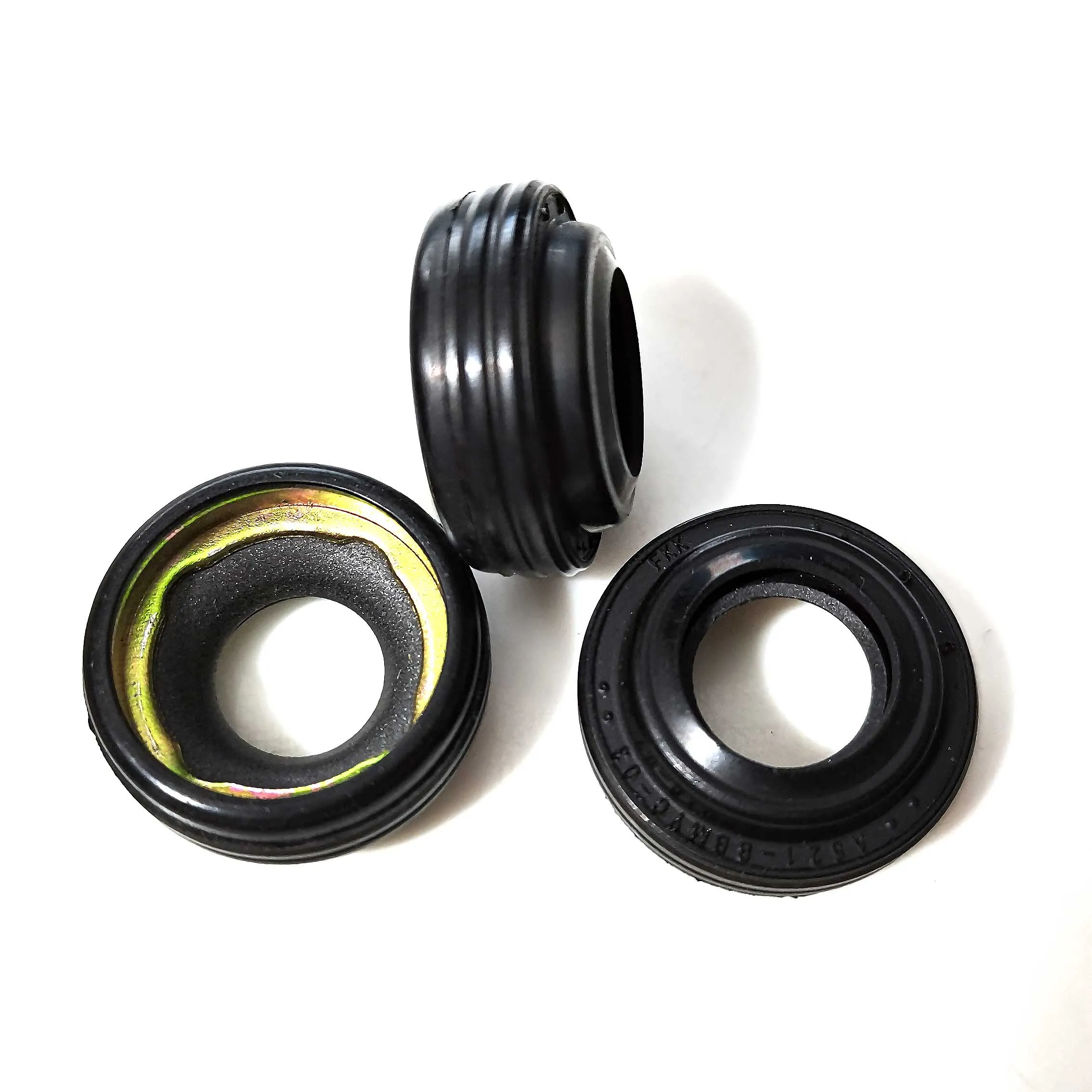 A/C Compressor Oil Seal/LIP TYPE With RUBBER-MOUNTED Shaft Seal Stamps Oil Seal For FS10/FX15/VF2 R134a HCC Compressor