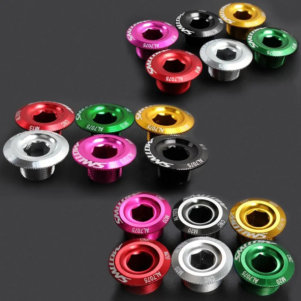 Bike Crank Screw MTB Hollow Integrated Screw Crank Cover Road Bicycle M20 M18 M15 Bolt Haomeng Hima Crankset Crank Cover