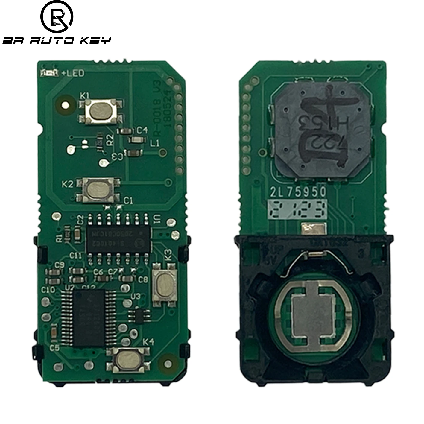 89904-60A50 2/3 Bottoni Smart Chiave A Distanza per Toyota Land Cruiser Prado lc150 lc120 2010 + B74EA fsk433mhz 4DChip P1:98 F433