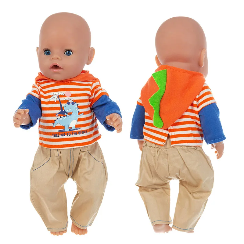 Doll multi style T-shirt suitable for 18 inch American dolls and 43 cm baby newborn dolls, our generation, girl gift