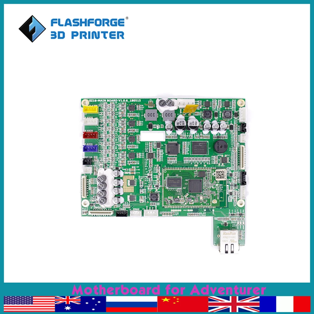 

Flashforge Mainboard for Adventurer 3/3C/3LITE/3 Pro/3 Pro 2 3d Printer Parts Spare Replacement Accessories