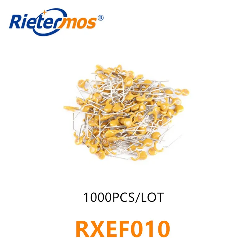 1000 قطعة PPTC resettable fuse60V 0.1A 100MA RXEF010 XF010 الملعب 5 مللي متر صنع في الصين