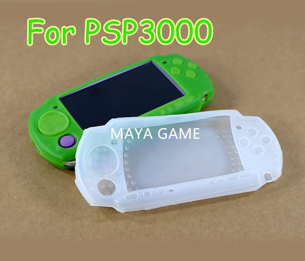 30pcs Soft Silicone Rubber Skin Case Cover for Sony PSP 2000 3000 Game Controllers Soft Protective Case Cover