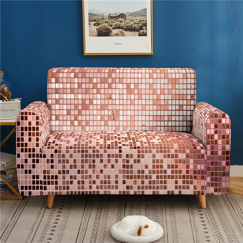 Sequin Sofa Cover Elastic Sofa Cover for Living Room Modern Sectional Corner Sofa Slipcover Armchair Couch Cover 1/2/3/4-seater