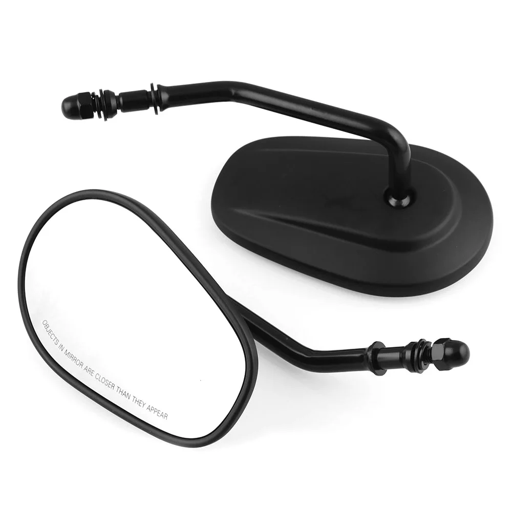 Espelho retrovisor lateral de 8mm, para road king touring xl 883, sportster, fatboy dyna fxdf, flstf, softail, springer