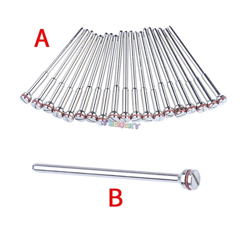 Polerowanie zębów trzpień trzpienia Burs Dental Clamp klips z igłą kamień piasek arkusz uchwyt gospodarstwa PinRotary Tool