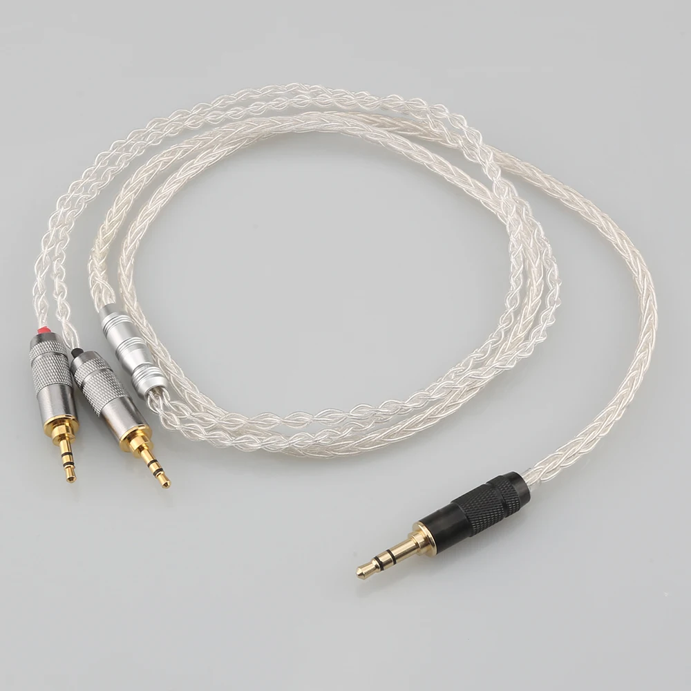 3.5mm Stereo Plug to Dual 2.5mm Male Cable for Hifiman HE400S HE-400I HE-400i HE560 High-End Audio Adapter Cord