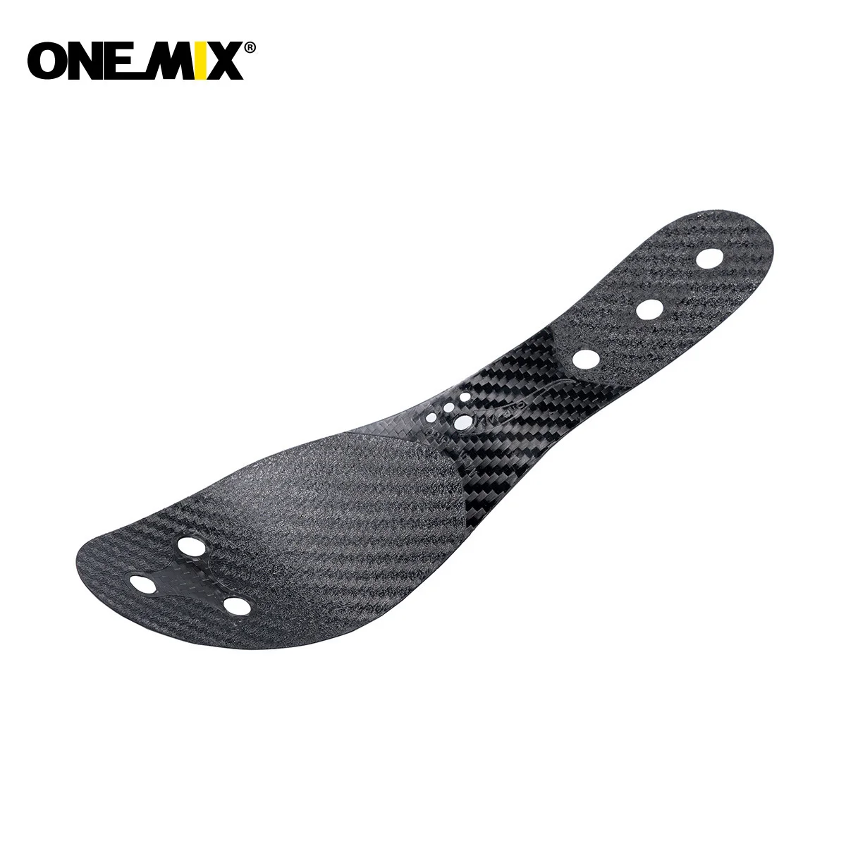 Onemix Plantilla de placa de carbono para zapatillas de correr, 45 grados para aumentar la velocidad, plantillas deportivas de fibra de carbono para