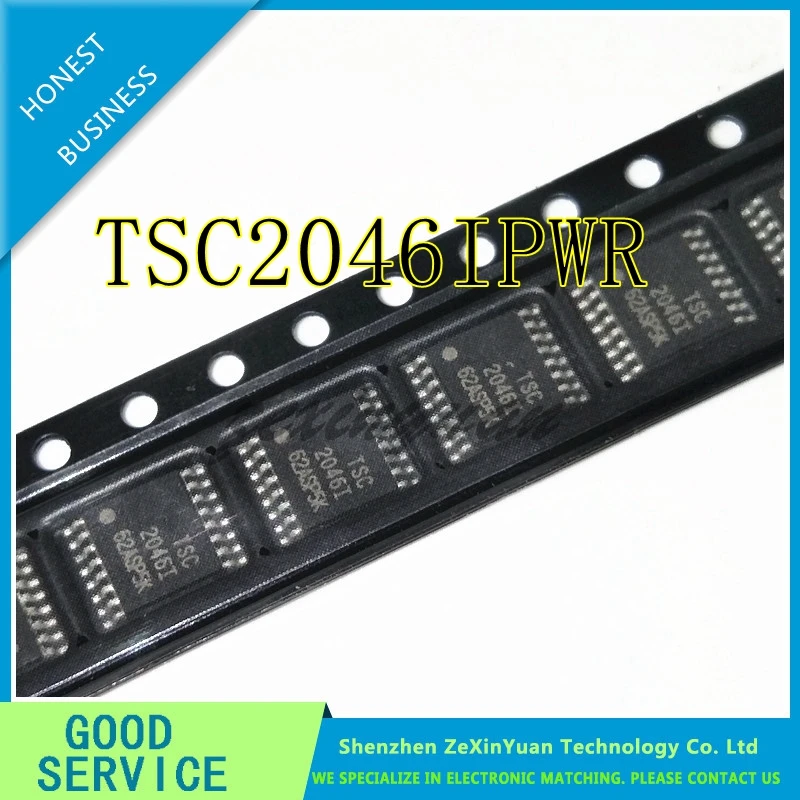 10PCS-50PCS TSC2046IPWR TSSOP16 IC TOUCH SCREEN CTRLR LV 16TSSOP TSC20461 TSC2046I 20461 2046I TITSC20461 TITSC2046I TSSOP-16