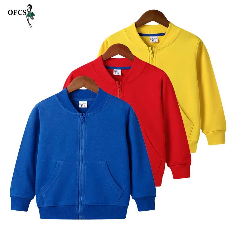 Popular Children's Outerwear Jacket Retail New Unisex Fall Kids Fashion Clothing Boys And Girls Zipper Hoodie Coat Casual Blazer