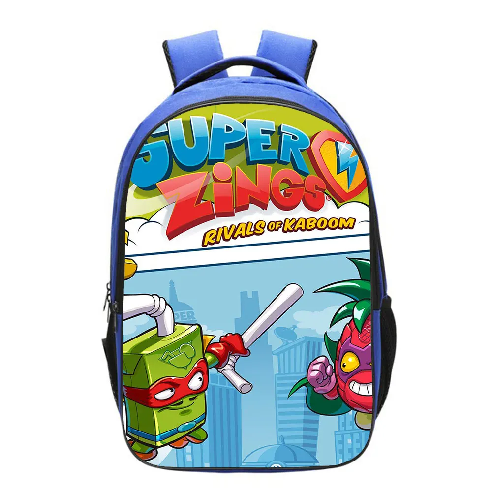 

SuperThings Backpack Teenager Boys Girls Bags 3D Print Cartoon Super Zings Students School Bags men women Backpacks Mochila