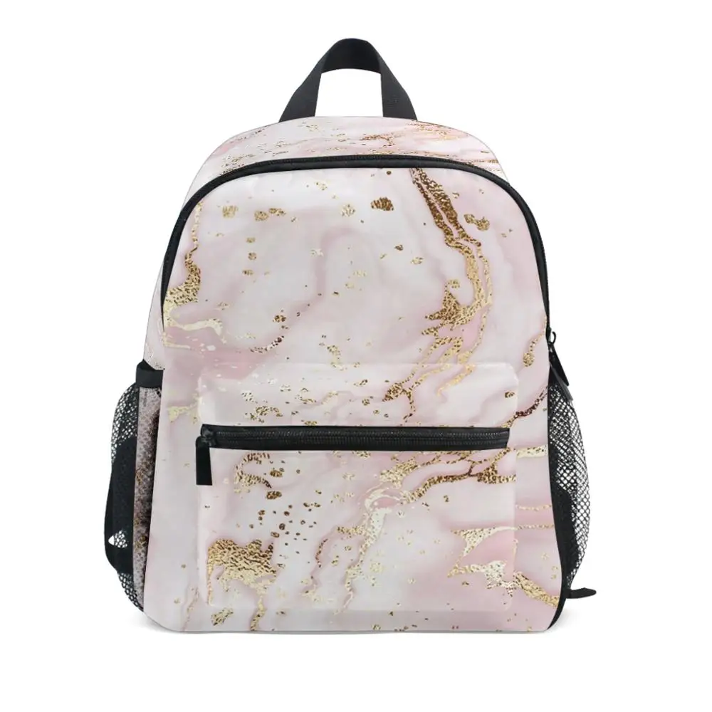 2025 New 3D Marbling Children Backpacks Anti-lost Girl Boys Backpack Toddler Kids School Bags Kindergarten Cartoon Bag