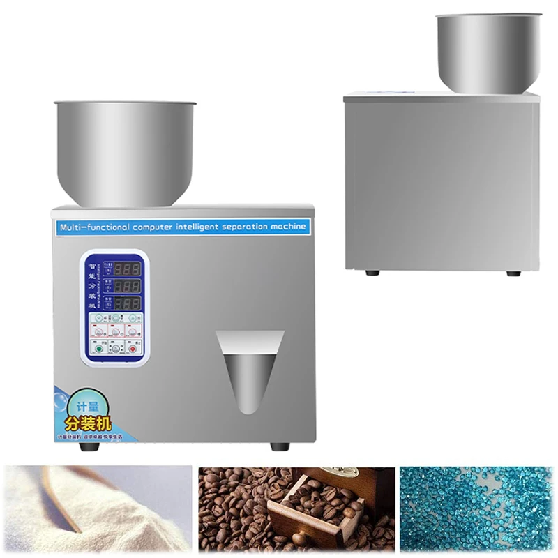 

Particle Powder Filling Machine 1-200g Automatic Metering Packing Machine Intelligent Tea Grain Weighing Machine