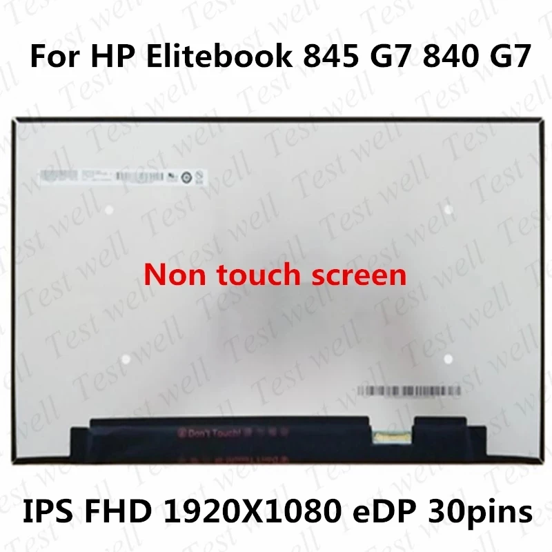 Original for HP Elitebook 845 G7 840 G7 14-inch FHD 1920X1080 eDP 30pins laptop LCD screen P/N M07093-001 L72970-391