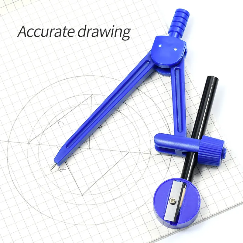 M-9803 8 pz/set studente geometria goniometro righello disegno tuta scuola bussole Set gomma matematica per studenti ufficio Supples